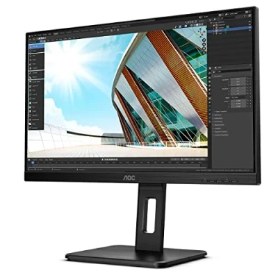 Image de AOC P2 24P2C LED display 60,5 cm (23.8 ) 1920 x 1080 pixels Full HD Noir Neuf