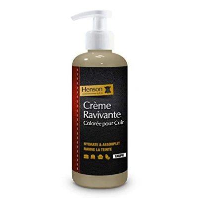 Image de Crème Ravivante Colorée Cuir Taupe 250ml
