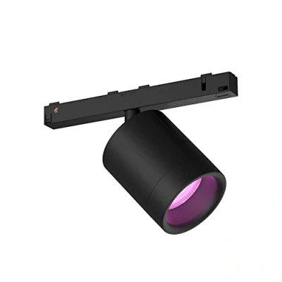 Image de Philips Hue Perifo Spot cylindrique Noir, compatible Bluetooth, fonctionne avec Alexa, Google Assistant et Apple Homekit