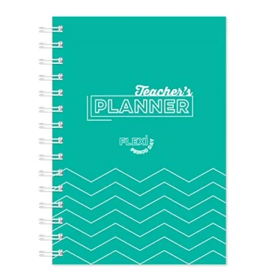 Image de Silvine Planificateur académique avec couverture rigide durable Période flexible. a5 Vert