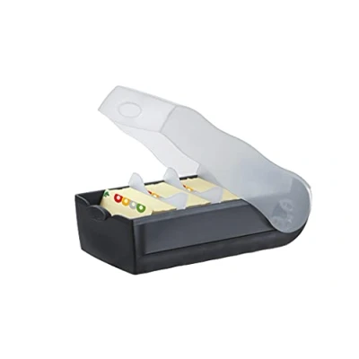 Image de Boîte à fiches HAN CROCO 997 633 noir 900 cartes A7 système d&#039;apprentissage efficace