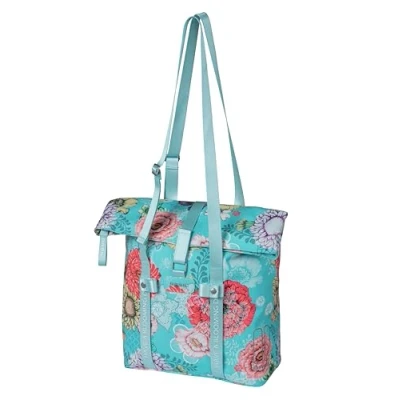 Image de Basil Bloom Field Shopper Borsa da Bicicletta, Colore: Azzurro