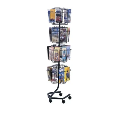 Image de Safco Présentoir rotatif sur pied à pochettes A4/ DL