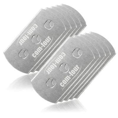 Image de COM FOUR® 10x lames de rechange pour le nettoyage des grattoirs accessoires ustensiles (10 pièces rechange)