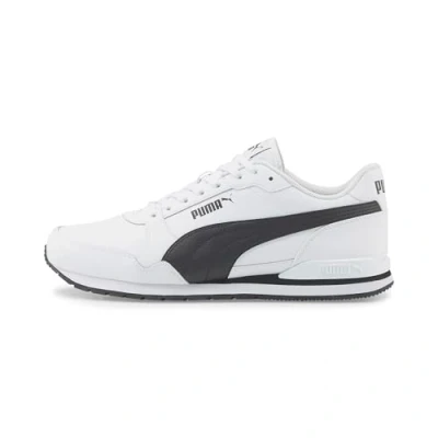 Image de Puma Unisex St Runner V3 L Baskets, White Black, 40.5 EU