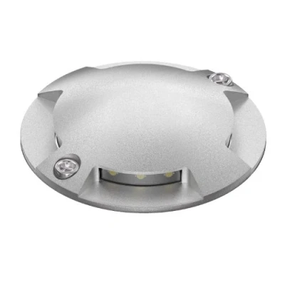 Image de ledscom.de lampe de sol LED, marquage chemin BUNDA pour l&#039;extérieur, IP67, 4 flamme, aluminium, rond, 70mm Ø, blanc froid, en saillie, extérieure,