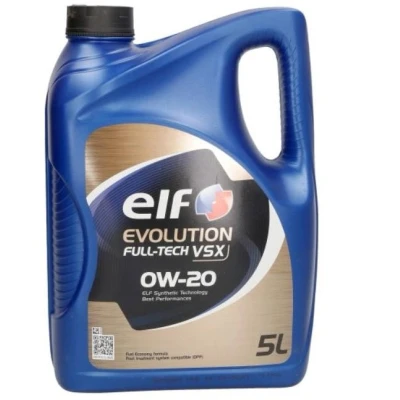 Image de Elf Evolution Full Tech VSX 0W 20 5I Huile moteur 2214229 VOLKSWAGEN: Polo VI, Caddy V Van, Golf VIII 3/5 portes, AUDI: Q2, A1 Citycarver
