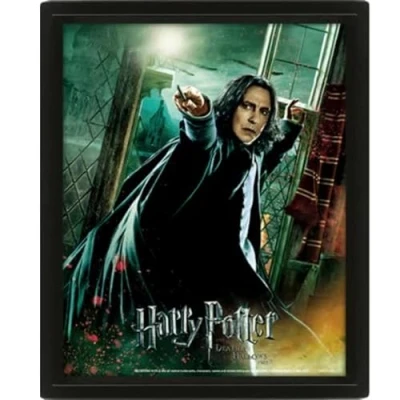 Image de Pyramid International Cadre lenticulaire 3d Vrai effet de mouvement et profondeur Harry potter Rogue Idée cadeau anniversaire 25.5x20.5 Licence officielle