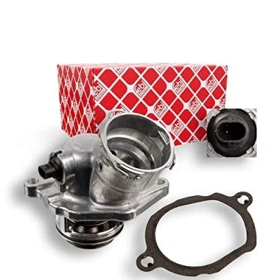 Image de FEBI BILSTEIN 108755 Thermostat d&#039;eau 100 avec joint d&#039;étanchéite commutateur de température boîtier MERCEDES BENZ: SLK, Classe S Berline
