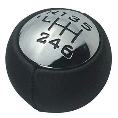 Image de FanPaYY Pommeau de levier vitesse, vitesse 6 vitesses pour 307 308 3008 407 5008 807 C3 C4 C8