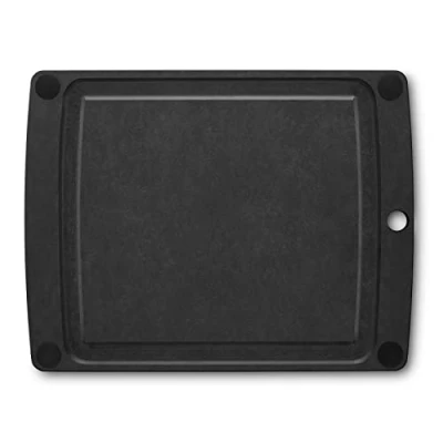 Image de Victorinox Planche à Découper, All in One, Cutting Board M 36.8 x, 28.5 0.6, Rainure Jus, Ménage les lames, Antidérapante, Lavable au lave vaisselle, Noir