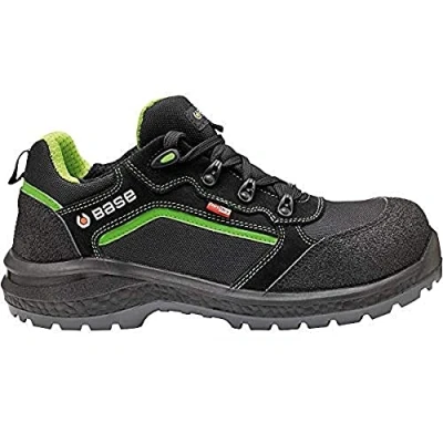 Image de Base Protection, Be Powerful Chaussure de Sécurité pour Hommes et Femmes, Noir Vert, Taille 48