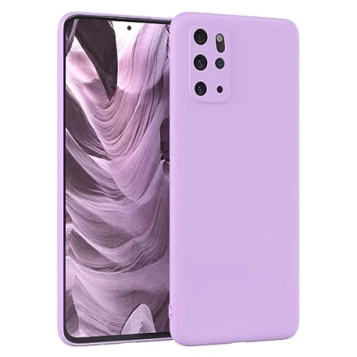 Image de EAZY CASE Coque de Protection en silicone pour Samsung Galaxy S20 Plus/S20 Plus 5G Violet Souple Résistant aux chocs Avec l&#039;appareil photo Fine TPU