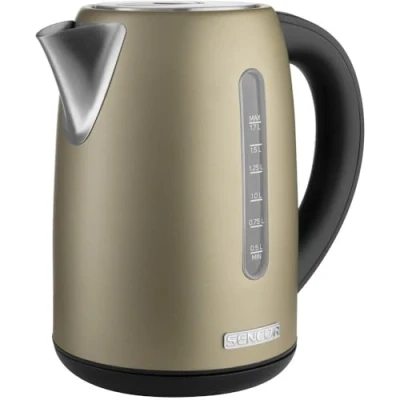 Image de Bouilloire Électrique à Température Variable, 1.7 L Capacité, 2150W, Champagne