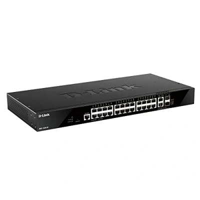 Image de D Link DGS 1520 28/E commutateur réseau Géré L3 10G Ethernet (100/1000/10000) 1U Noir Neuf