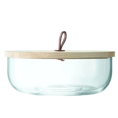 Image de LSA Cloche de service en verre transparent 290 mm