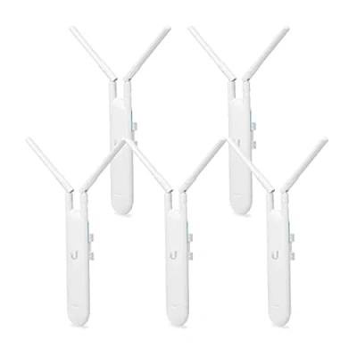 Image de Ubiquiti UniFi AP AC Mesh Lot de 5 W/O PoE injecteur, Blanc, 281139