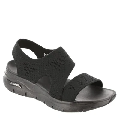 Image de Skechers Femme Cali Ajustement de la voûte Plantaire Le Jour Plus Lumineux, Tricot Noir, 43 EU