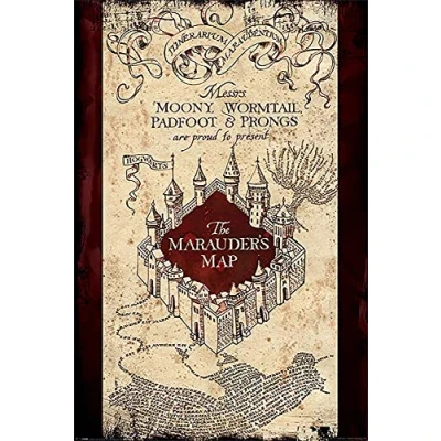 Image de Wizarding World Harry Potter (The Marauders Map) 61 x 91.5 cm Maxi Poster
