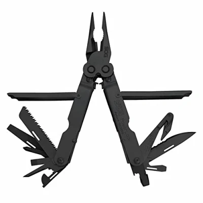 Image de SOG Specialty Knives and Tools B63 N EOD Powerlock Multi outil avec étui en cuir Oxyde noir (Import Grande Bretagne)