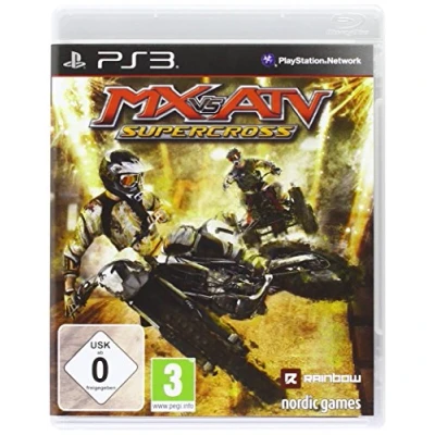 Image de Jeu de course MX vs. ATV Supercross Nordic Games PS3 17 circuits 80 licences motocross