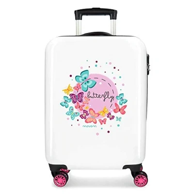 Image de Movom Happy Time Valise Trolley Cabine Multicolore 37x55x20 cms Rigide ABS Serrure à combinaison 32L 2,5Kgs 4 roues doubles Bagage main