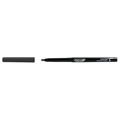 Image de Glam’Up Paris Crayon Yeux Rétractable Automatique Eyeliner Longue Durée Texture Onctueuse Couleur Intense Haute Précision Facile à Appliquer N 4 Gris