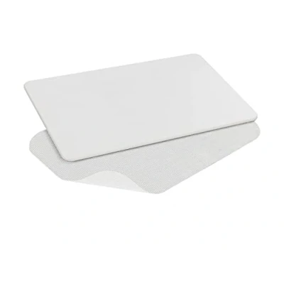 Image de WENKO Tapis de Bain antidéparant et Doux en Terre diatomée Séchage Rapide Anti Odeur Fort Pouvoir Absorbant Papier émeri Inclus pour Le Nettoyage 100% diatomite 60x39 cm Blanc