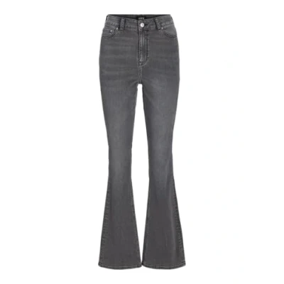 Image de Jack &amp; Jones Jxturin Jean Bootcut Hw C7058 DNM, Gris Denim, 25W x 30L Femme
