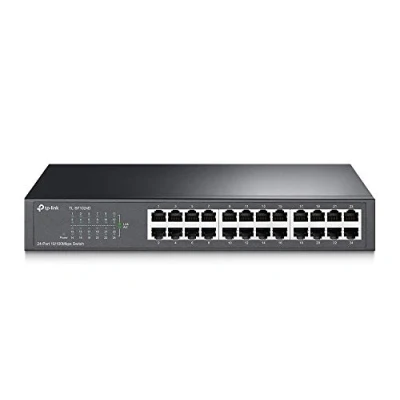 Image de TP Link TL SF1024D commutateur réseau Non géré Fast Ethernet (10/100) Gris Neuf