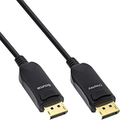 Image de InLine 17210I câble DisplayPort 10 m Noir Neuf