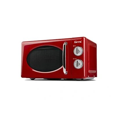 Image de Girmi Fm21 Four Micro Onde Combiné, Ancien Concevoir, 20 Litres, 700+800W, Rouge