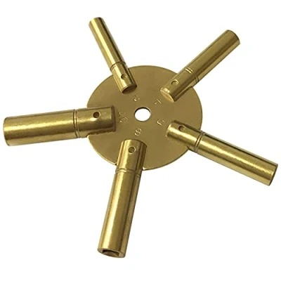 Image de BRASS CLOCK SPIDER KEY WINDING KEYS 2 10 NEW TOOL by Jewellers Tools