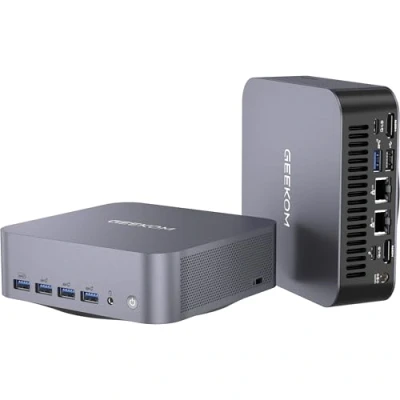 Image de GEEKOM AI Mini PC GT1 Mega Intel Core U9 185H Processeur(16 Cœurs et 22 Threads, Jusqu&#039;à 5,1GHz),32Go DDR5+2To SSD,2.5Gbps Double Port Réseau/Mini Windows 11Pro/WiFi 7/BT5.4//RA en Temps Réel