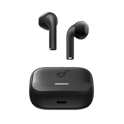 Image de soundcore K20i by Anker Écouteurs semi intra auriculaires, Bluetooth sans fil, 36 heures de lecture, charge rapide, son clair, ajustement confortable, appels clairs ENC 2 micros, égaliseur
