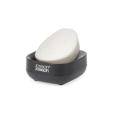Image de Joseph Slim Porte Savon de Salle Bain Compact et Peu Encombrant, Base Antidérapante, Noir Mat