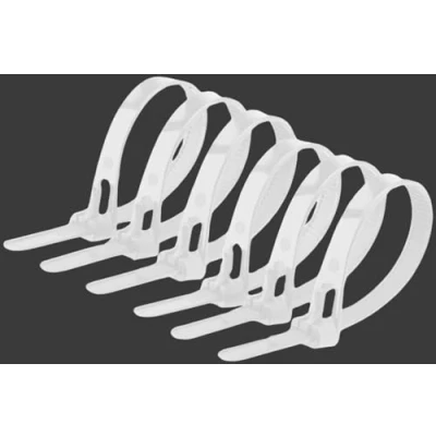 Image de Offgridtec Lot De 100 Serre Câbles Autobloquants Réutilisables, 7,6 Mm X 150 Mm, Résistants À La Chaleur Et Au Froid, Organisateur Polyvalent Durable, Blanc