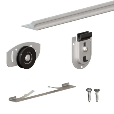 Image de Système coulissant SLID&#039;UP 130 pour 2 portes de placard rail 1,8 m 70 kg