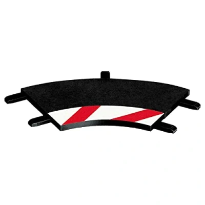 Image de Carrera rail et accessoire pour circuit 20020551 1/24 1/32 Evolution Digital 132 124 Bordures intérieures les virages relevés 1/60 (3), embouts (2)