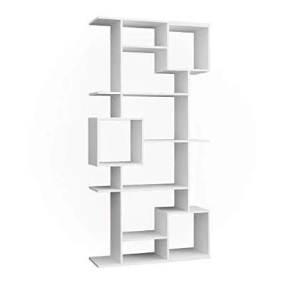 Image de Vicco Meuble de Rangement Cube Cube, Blanc, 92 x 187.7 cm