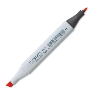 Image de COPIC Classic YR07, Cadmium Orange, Twin Marker avec Une Pointe Moyenne et Fine