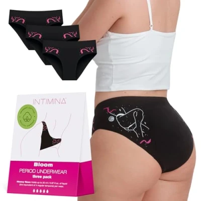 Image de INTIMINA Bloom Lot de 3 culottes menstruelles Taille M