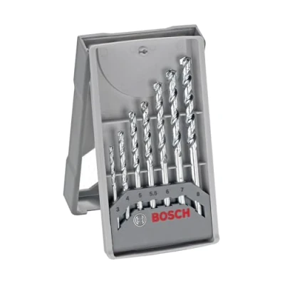 Image de Bosch Accessories 2607017035 Assortiment de forets à matériaux CYL 1 Ã˜ 3/4/5/5,5/6/7/8 mm