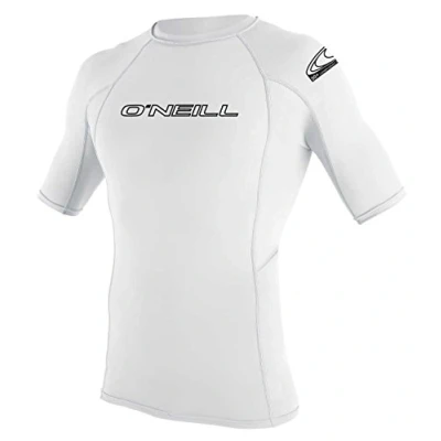 Image de O&#039;Neill Youth Basic Skins T Shirt à Manches Courtes pour garçon M Blanc.