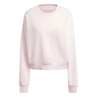 Image de adidas Sportswear Essentials Small LOGO FEEL COZY Sweatshirt, Femme, Taille: Medium, Sandy pink/white