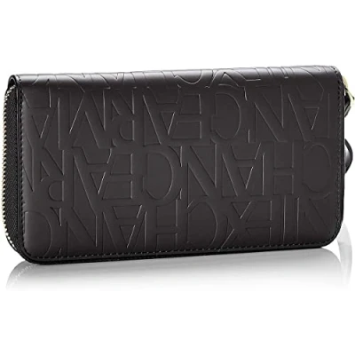 Image de Armani ExchangeWristlet Round ZipfemmeSacs menotteNoir (Nero Black)3x19x10.5 Centimeters (B x H T)