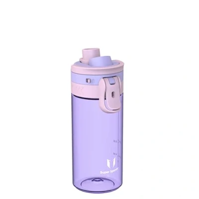 Image de Super Sparrow Gourde Enfant Bouteille d&#039;eau TouchGulp à Grande Ouverture et Débit Rapide 500ml sans BPA Léger durable
