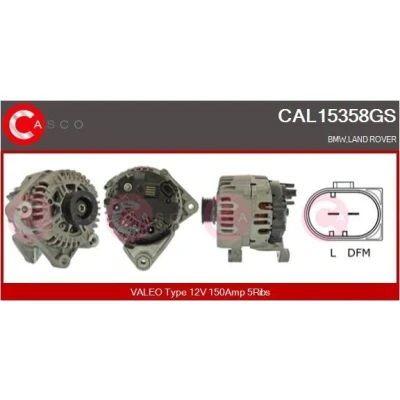 Image de SANDO 2010139.0 Alternateur 12V 98A RENAULT: CLIO 2, SCENIC MEGANE DACIA: Sandero I, Logan I MCV, Berline