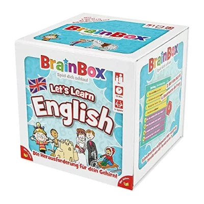 Image de Brain Box Let&#039;s Learn English 2094952 Jeu éducatif Quiz pour Enfants à partir de 8 Ans
