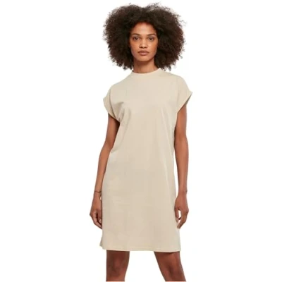 Image de Urban Classics Turtle Extended Shoulder Robe en jersey, Femme, Taille: Large, Softseagrass